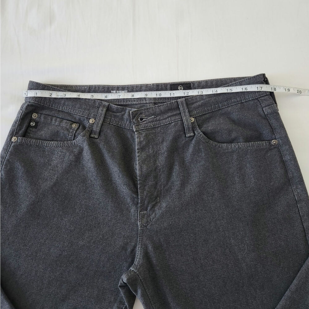 AG Adriano Goldschmied The Everett Slim Straight Jeans Men’s 34x34 Gray Denim - Picture 4 of 11